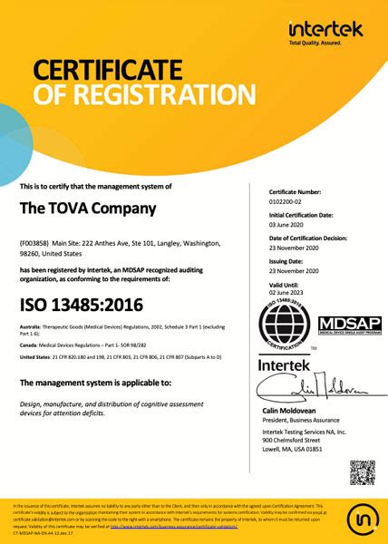 The TOVA Company .